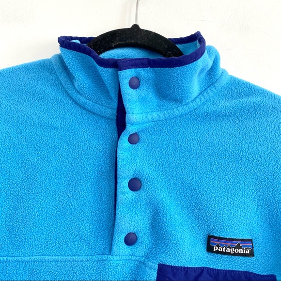 Patagonia Synchilla Snap-T Fleece Pullover Blue S - Picture 4 of 10